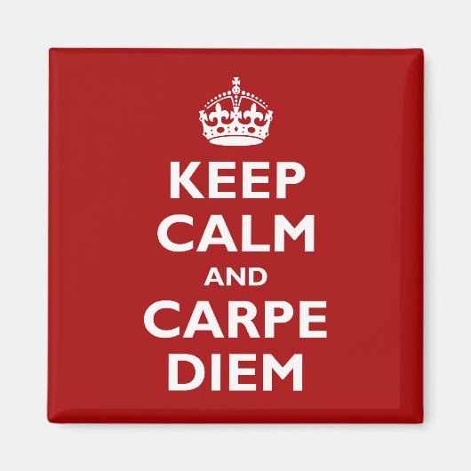 Carpe Diem! Magneet (Voorkant)