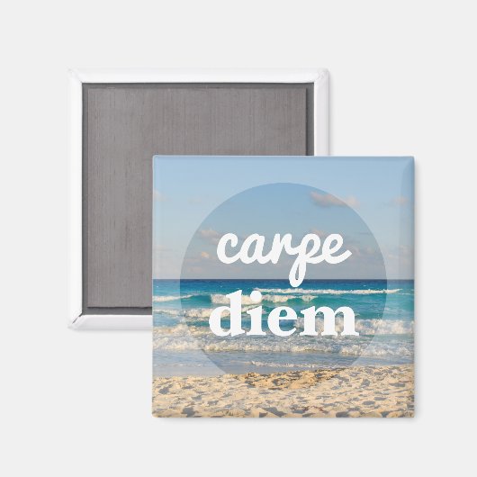 Carpe Diem Magnet (Voorkant / Achterkant)