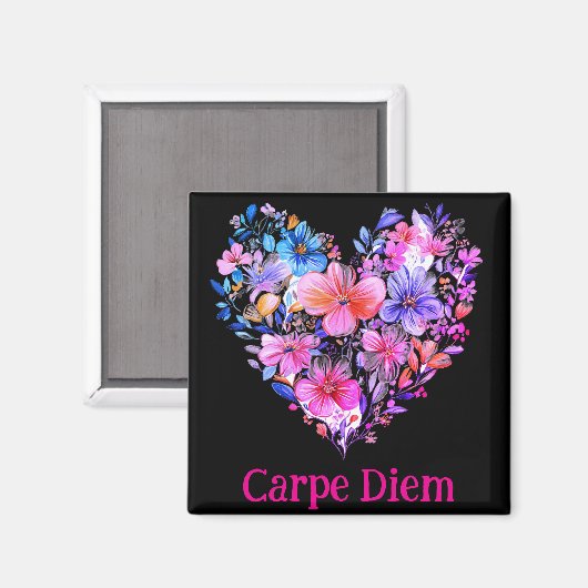 Carpe diem magnet (Voorkant / Achterkant)