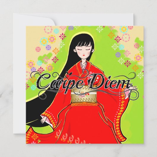 Carpe Diem Maiko Kaart (Voorkant)