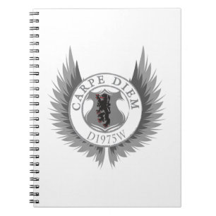 Carpe Diem met Crest, Wings & Lyon Notitieboek