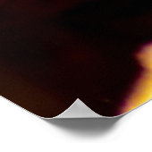 Carpe Diem met kleurrijk blad Poster (Hoek)