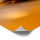  Carpe Diem met kleurrijk blad Poster (Hoek)