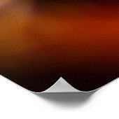 Carpe Diem met kleurrijk blad Poster (Hoek)