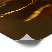  Carpe Diem met kleurrijke bladPoste Poster (Hoek)