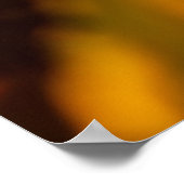  Carpe Diem met kleurrijke bladPoste Poster (Hoek)