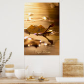 Carpe Diem met kleurrijke bladPoste Poster (Keuken)