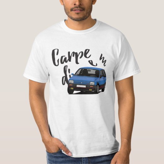 Carpe Diem met Seat Ibiza SXi - kies uw kleur T-shirt (Voorkant)