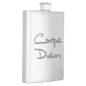 CARPE DIEM Moderne Cool Text Heupfles (Rechts)