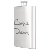 CARPE DIEM Moderne Cool Text Heupfles (Links)