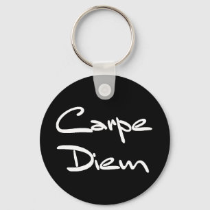 CARPE DIEM Moderne Cool Text Sleutelhanger