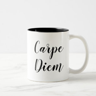 Carpe Diem   Mok Slogan Quote stimuleren