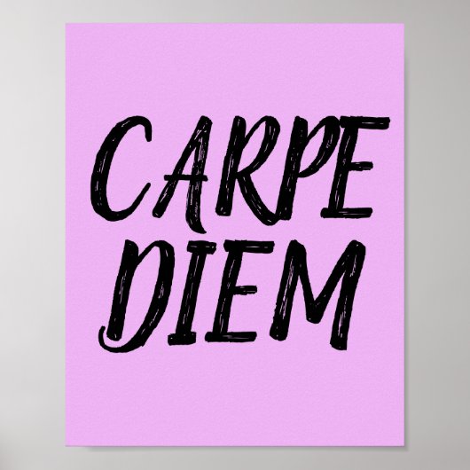 CARPE DIEM MOTIVATIE POSTERS (Voorkant)
