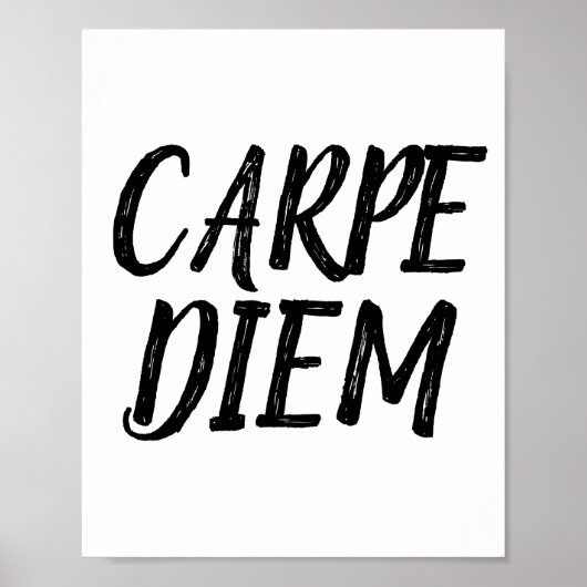 CARPE DIEM MOTIVATIE POSTERS (Voorkant)
