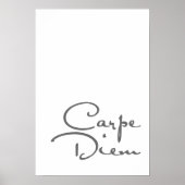 Carpe diem motivationa poster (Voorkant)