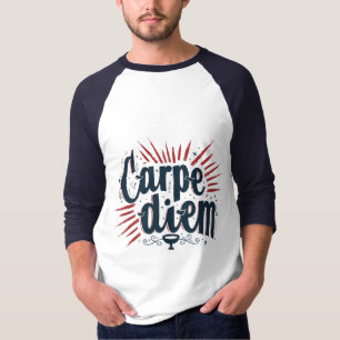 Carpe Diem Motiverend Grafisch T-Shirt