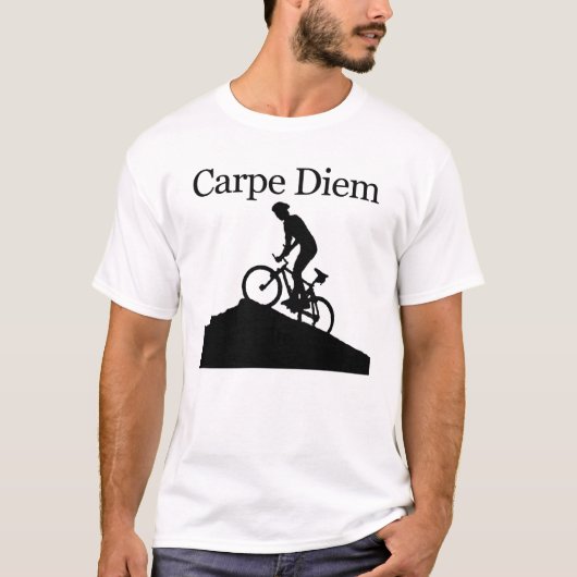 Carpe Diem Mountain Bike T-shirt (Voorkant)