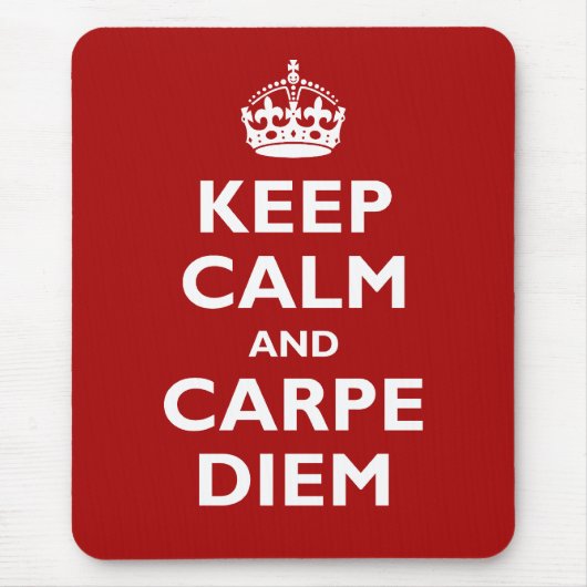 Carpe Diem! Muismat (Voorkant)
