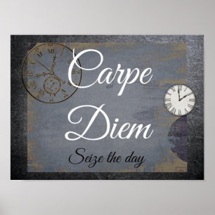Carpe Diem **Neem de dag in beslag - kunstdruk Poster