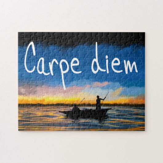 Carpe Diem - neem de dag in beslag waarin de jigza Legpuzzel (Horizontaal)