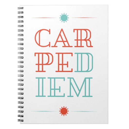 Carpe Diem Notitieboek (Voorkant)