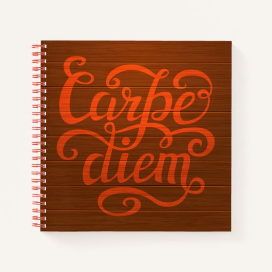 Carpe Diem' Notitieboek (Voorkant)