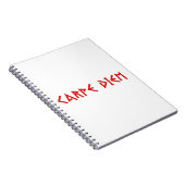 Carpe Diem Notitieboek (Rechterzijde)