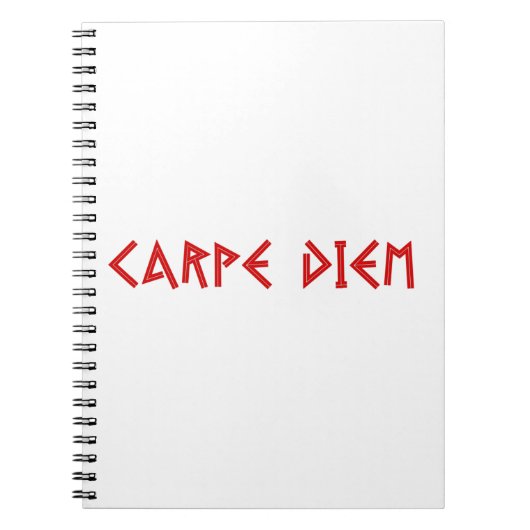 Carpe Diem Notitieboek (Voorkant)