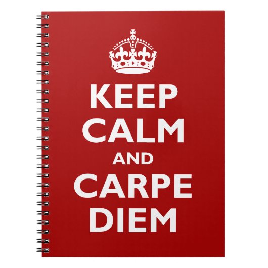Carpe Diem! Notitieboek (Voorkant)