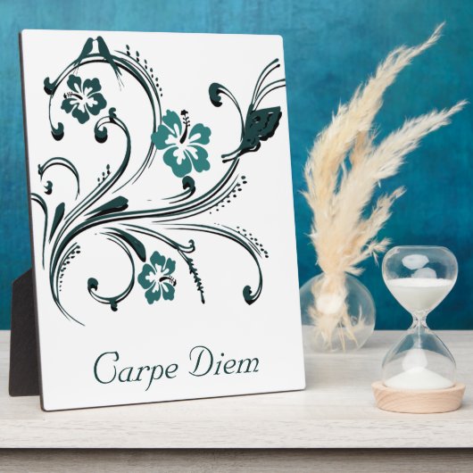 Carpe Diem Plaque Fotoplaat (Zijkant)