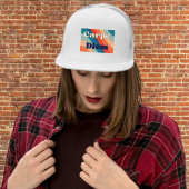 Carpe Diem Positieve Retro Trucker Hoed Trucker Pet