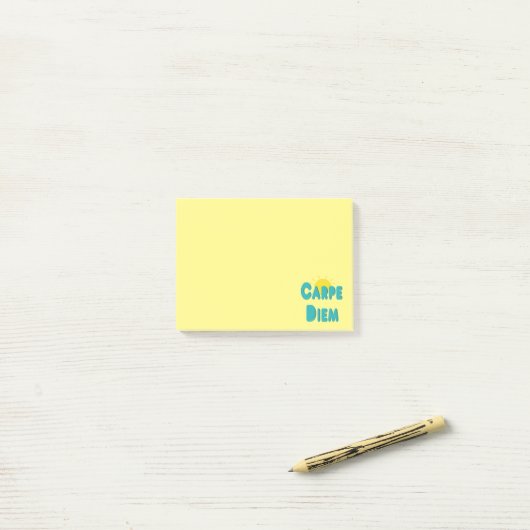 Carpe Diem Post-it® Notes (Op bureau)