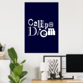 Carpe Diem Poster (Thuiskantoor)