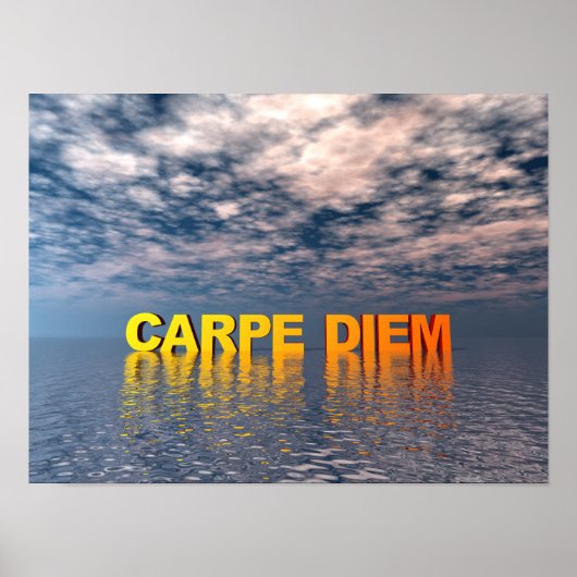 Carpe Diem Poster (Voorkant)