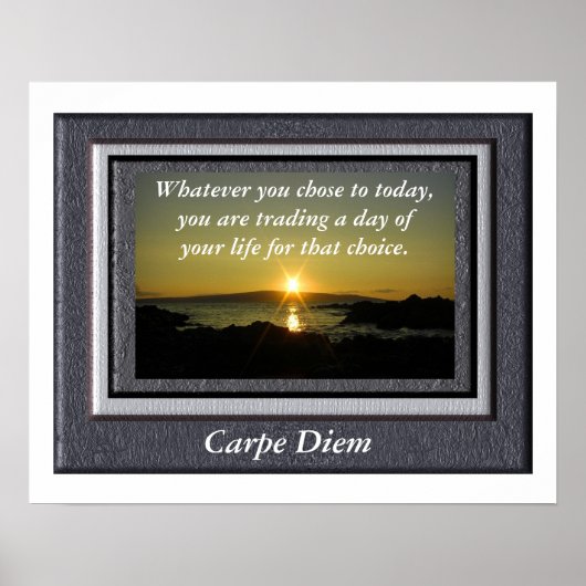 Carpe Diem - Poster (Voorkant)