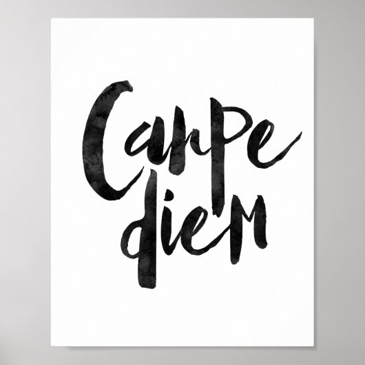 Carpe Diem Poster (Voorkant)