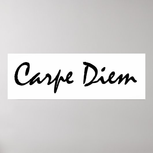 Carpe diem poster (Voorkant)