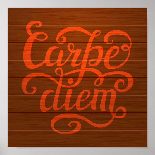 Carpe Diem' Poster (Voorkant)