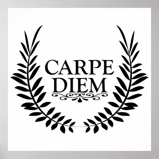 Carpe diem poster (Voorkant)