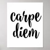 Carpe diem poster (Voorkant)