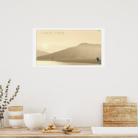 Carpe Diem Poster (Keuken)