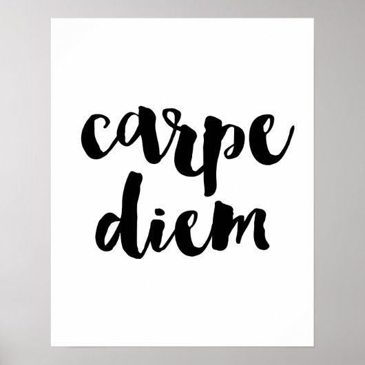 Carpe Diem Poster (Voorkant)