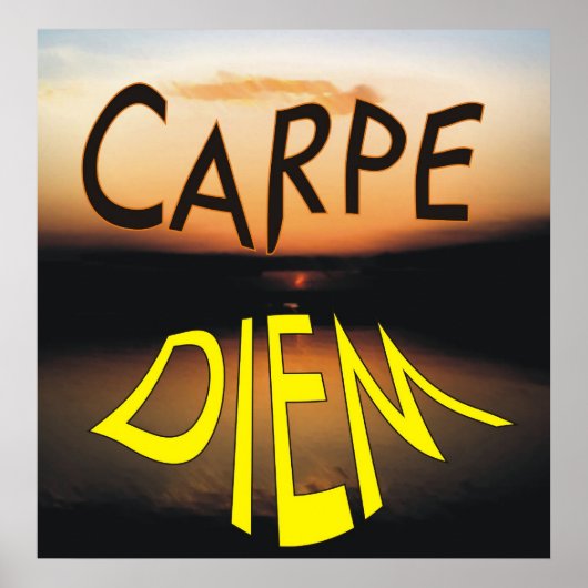 CARPE DIEM POSTER (Voorkant)