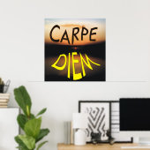 CARPE DIEM POSTER (Thuiskantoor)
