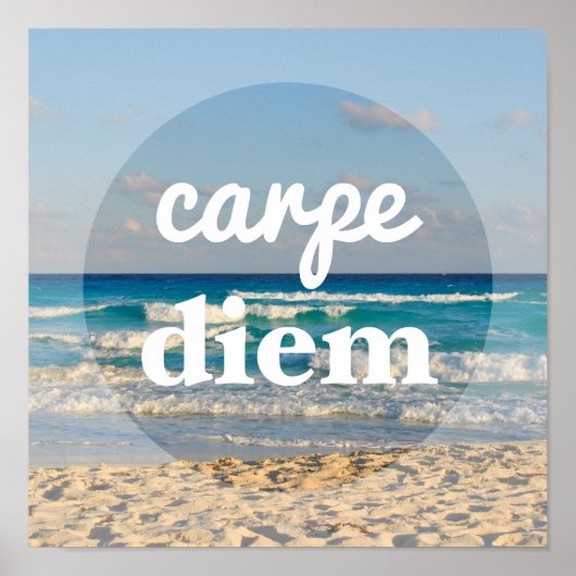 Carpe Diem Poster (Voorkant)