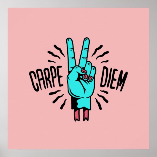 Carpe Diem Poster (Voorkant)
