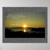 Carpe Diem Poster (Voorkant)