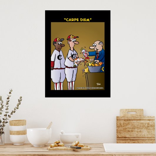 "Carpe Diem" Poster (Keuken)