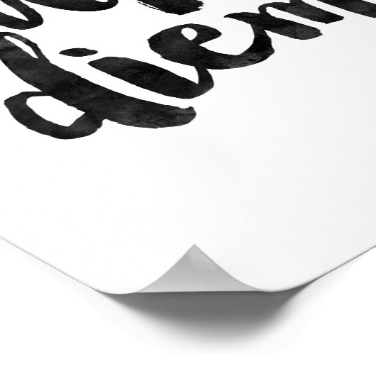 Carpe Diem Poster (Hoek)