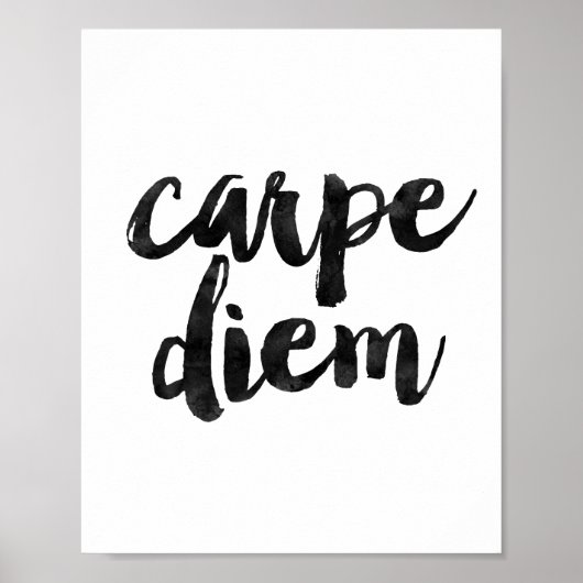 Carpe Diem Poster (Voorkant)